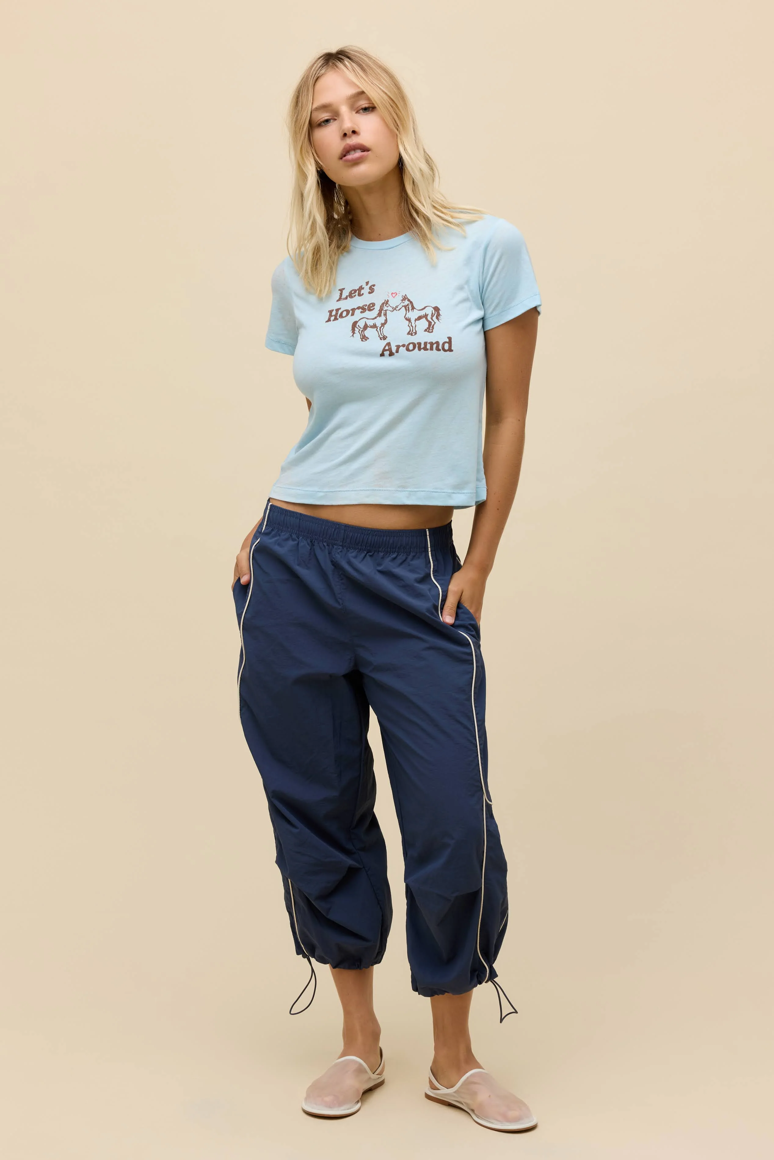 Let's Horse Around Burnout Vintage Tee - Image 3